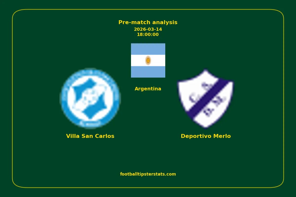 Pre-match analysis: Villa San Carlos vs Deportivo Merlo on 2026-03-14